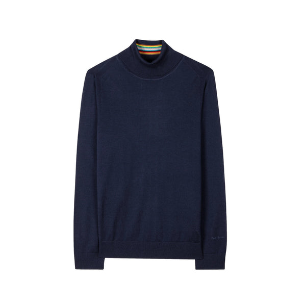 Paul Smith  Roll Neck Sweater 49 DK NAVY