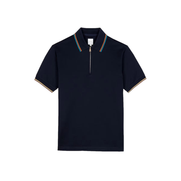 Paul Smith  STR Detail Polo Shirt 49 DK NAVY