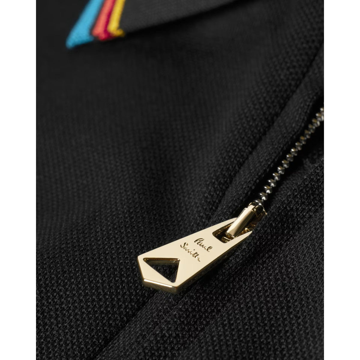 Paul Smith  STR Detail Polo Shirt 79 BLACK