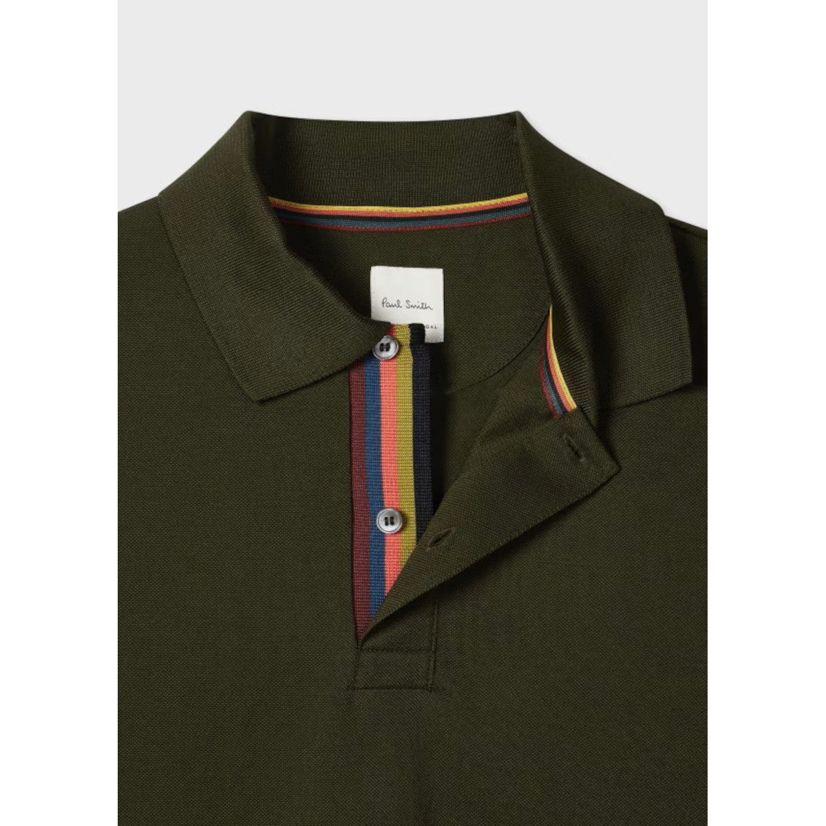 Paul Smith  STR Placket Polo 35 Khaki