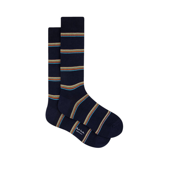 Paul Smith  Signature Block Socks 47 Navy