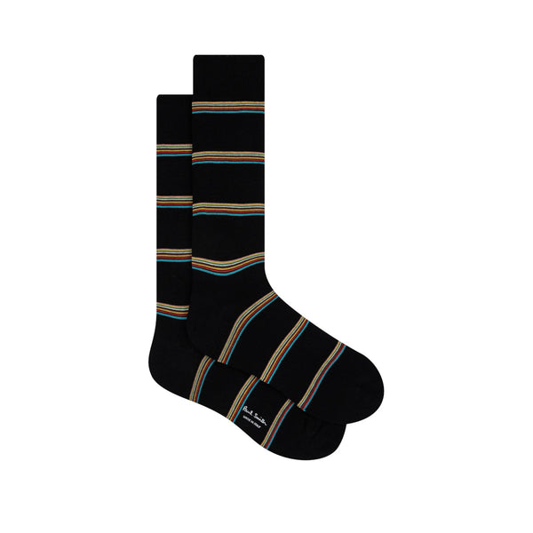 Paul Smith  Signature Block Socks 79 BLACK