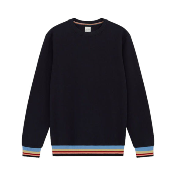 Paul Smith  Signature Stripe Rib Sweatshirt 49 DK NAVY