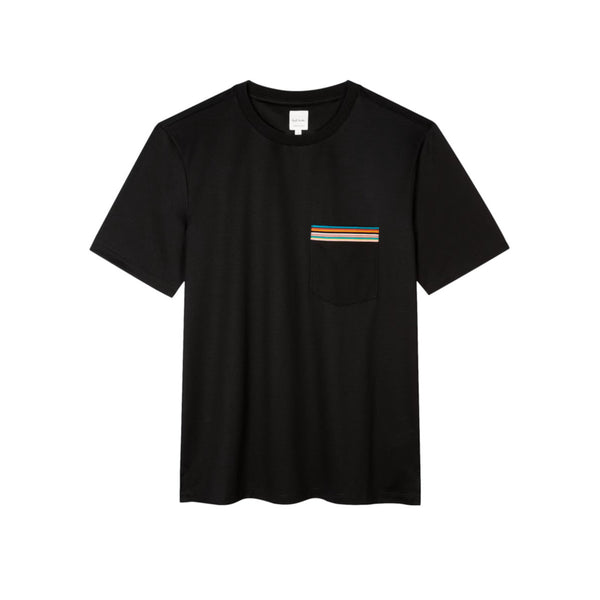 Paul Smith  Stripe Pkt T-Shirt 79 BLACK