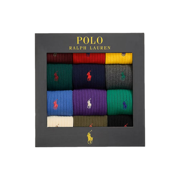 Polo Ralph Lauren Classic Crew Socks Gift Box 001 Assorted