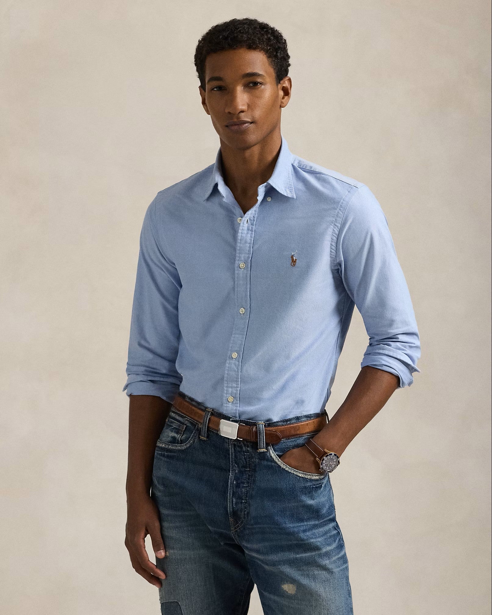 Polo Ralph Lauren Classic Oxford Shirt 002 Blue