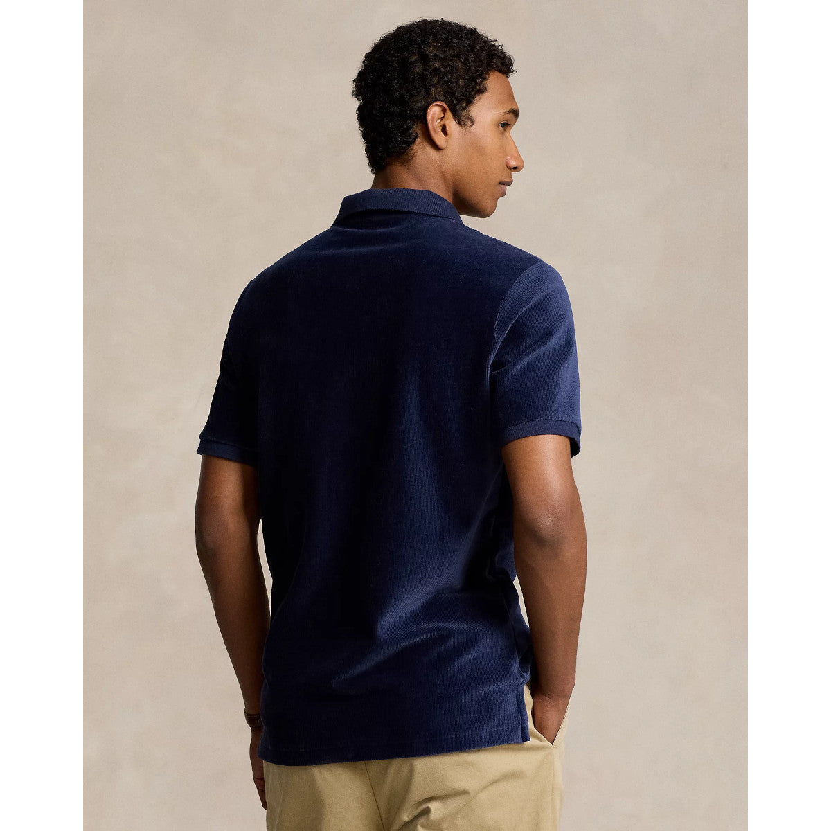 Polo Ralph Lauren Corduroy Polo Shirt 001 Newport Navy