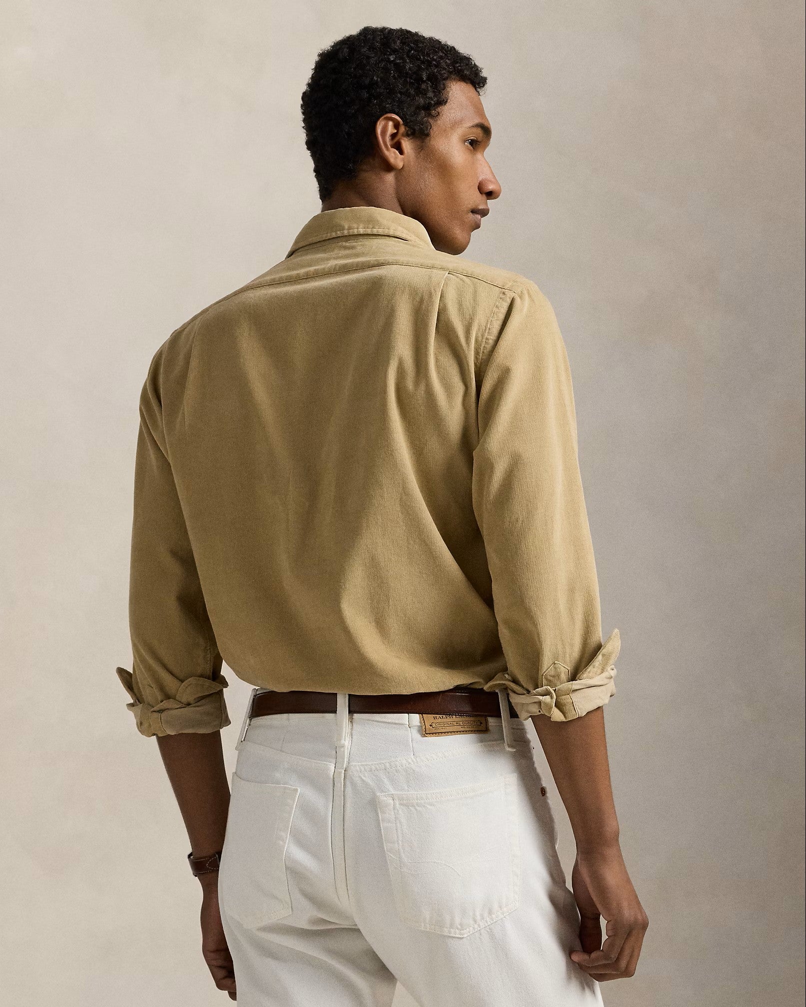 Polo Ralph Lauren Corduroy Shirt 004 Coastal Beige
