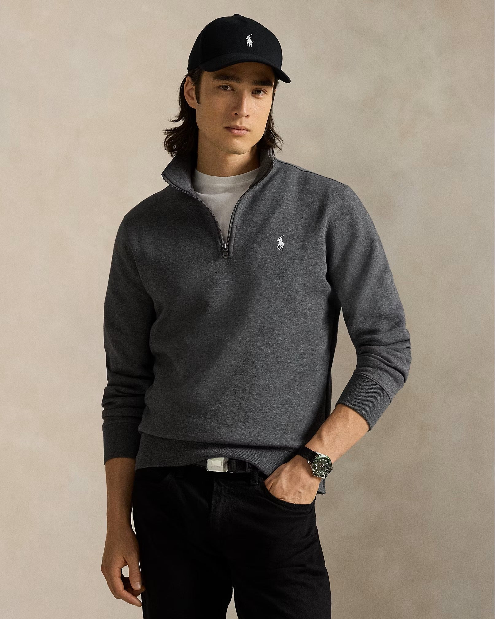 Polo Ralph Lauren Double Knit Sweatshirt 009 Barclay Heather
