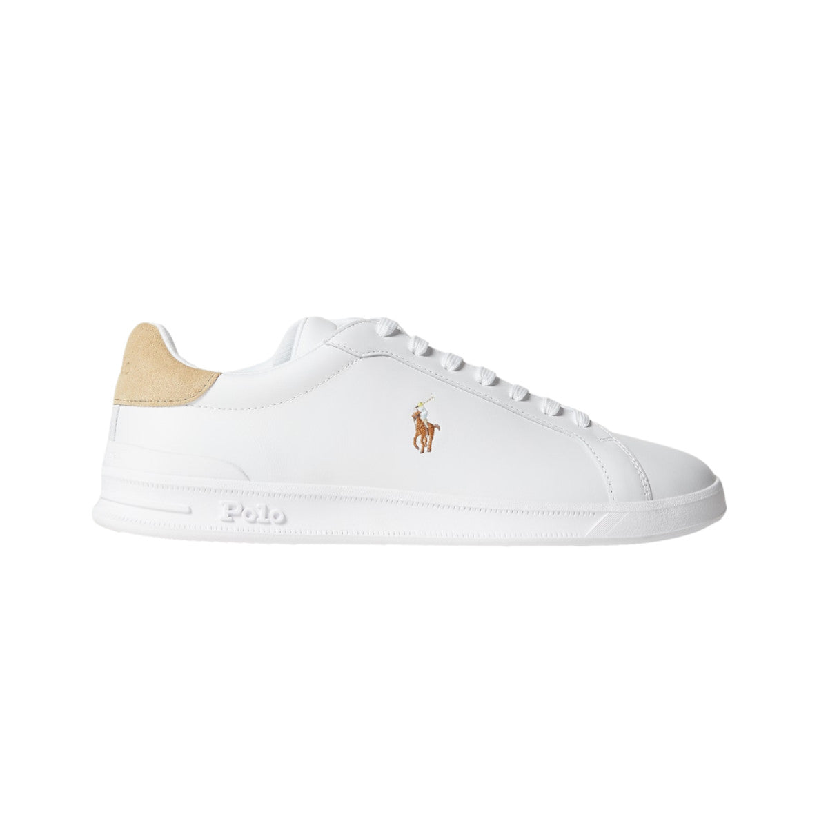 Polo Ralph Lauren HRT CT II Trainers 001 White/Bone