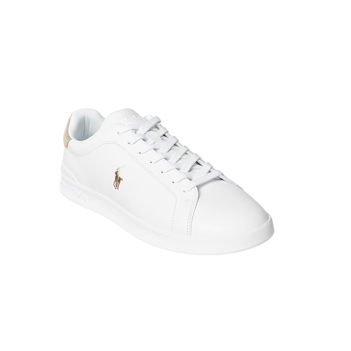 Polo Ralph Lauren HRT CT II Trainers 001 White/Bone