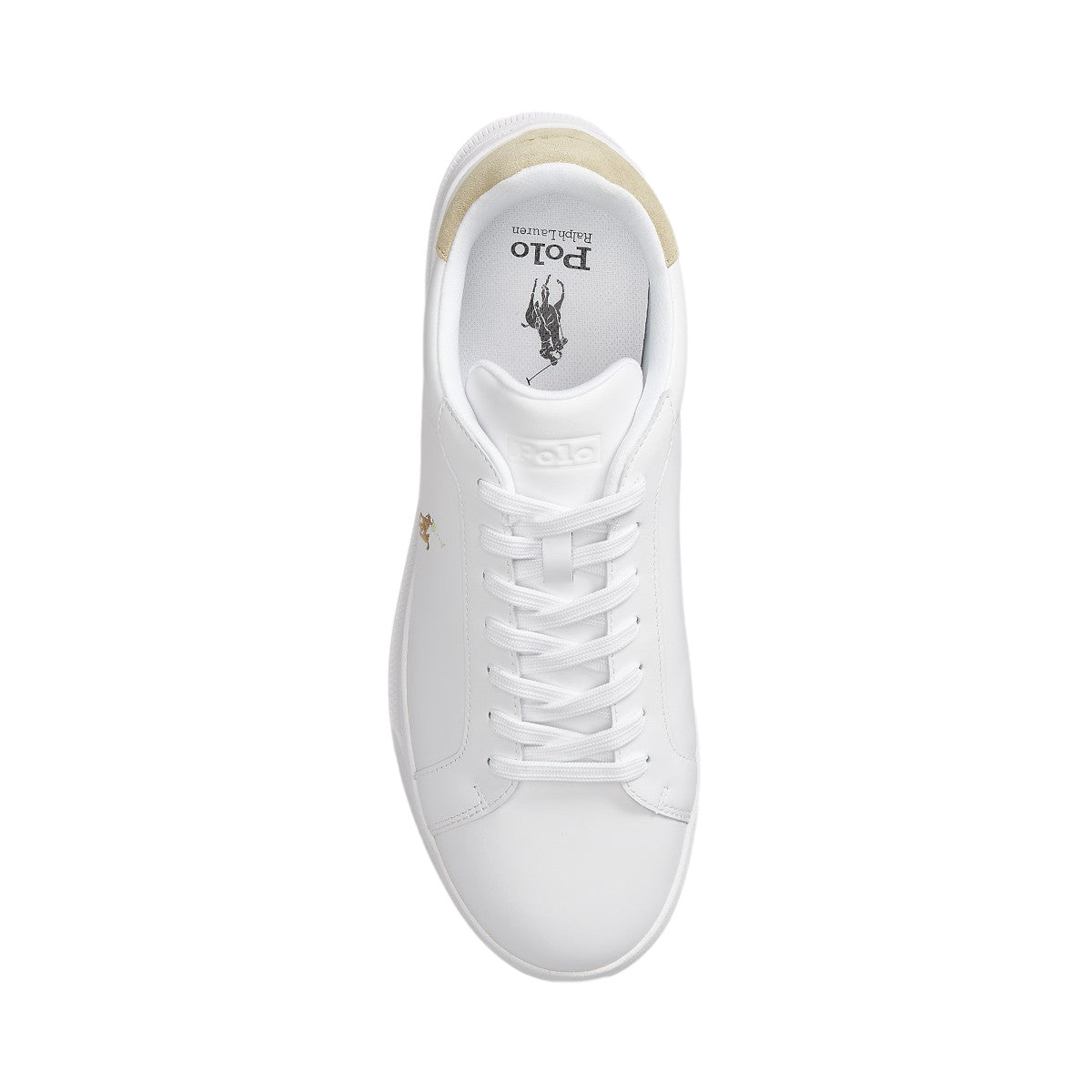 Polo Ralph Lauren HRT CT II Trainers 001 White/Bone