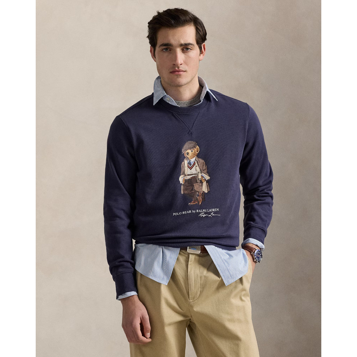 Polo Ralph Lauren Heritage Bear Sweatshirt 001 faded Blue Hrtg Bear