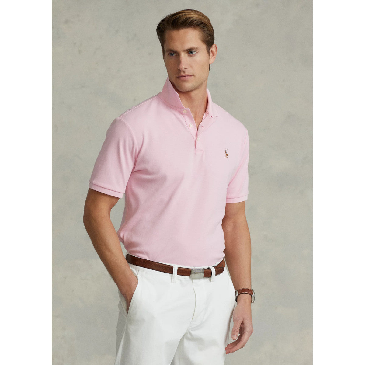 Polo Ralph Lauren Interlock Polo Shirt 011 Carmel Pink