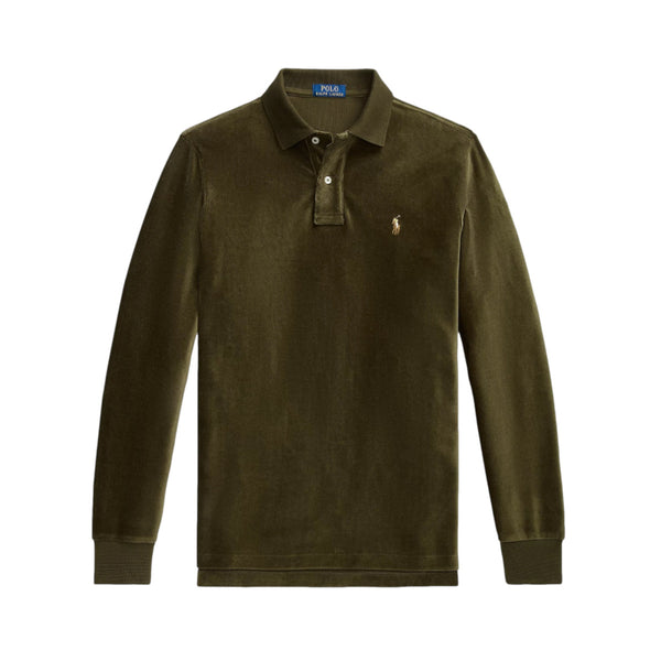 Polo Ralph Lauren LS Corduroy Polo Shirt 005 Dark Loden