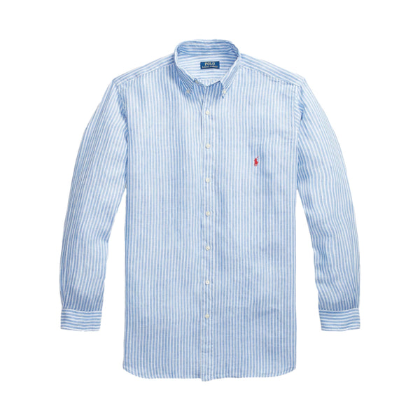 Polo Ralph Lauren LS Linen Shirt 001 Blue/White