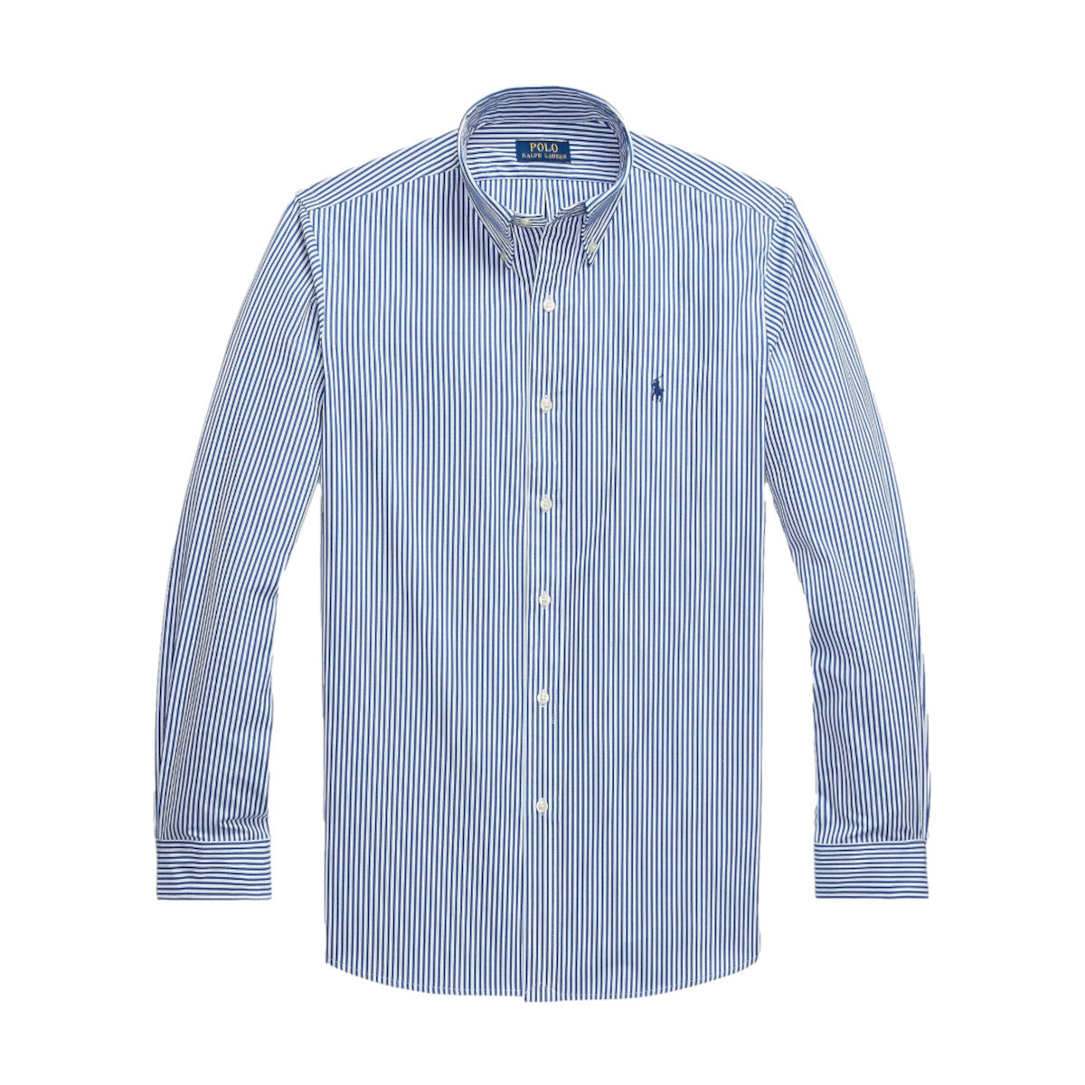 Polo Ralph Lauren LS Poplin Shirt 008 Blue/White Bengal Stripe