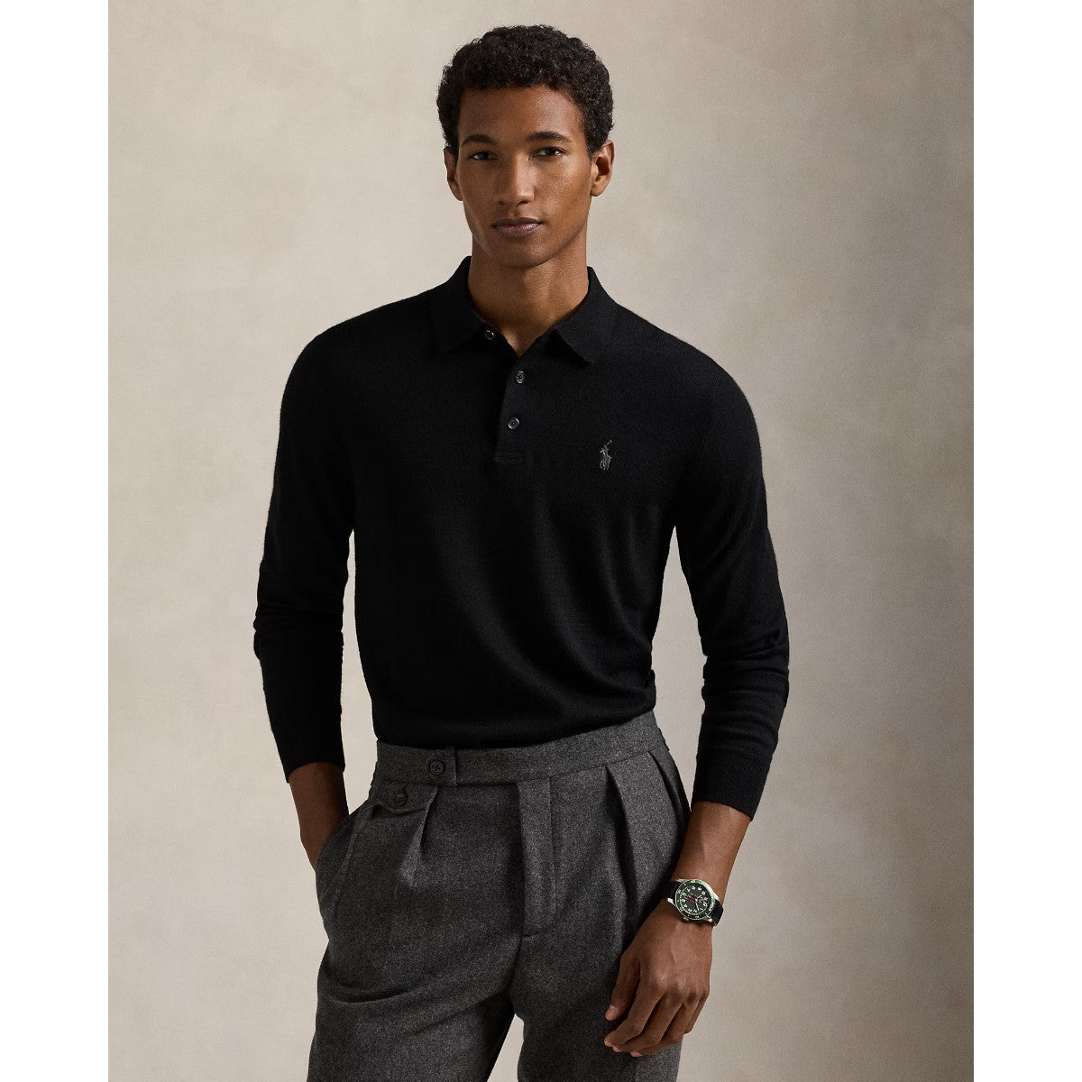 Polo Ralph Lauren Merino Wool Sweater 002 Polo Black
