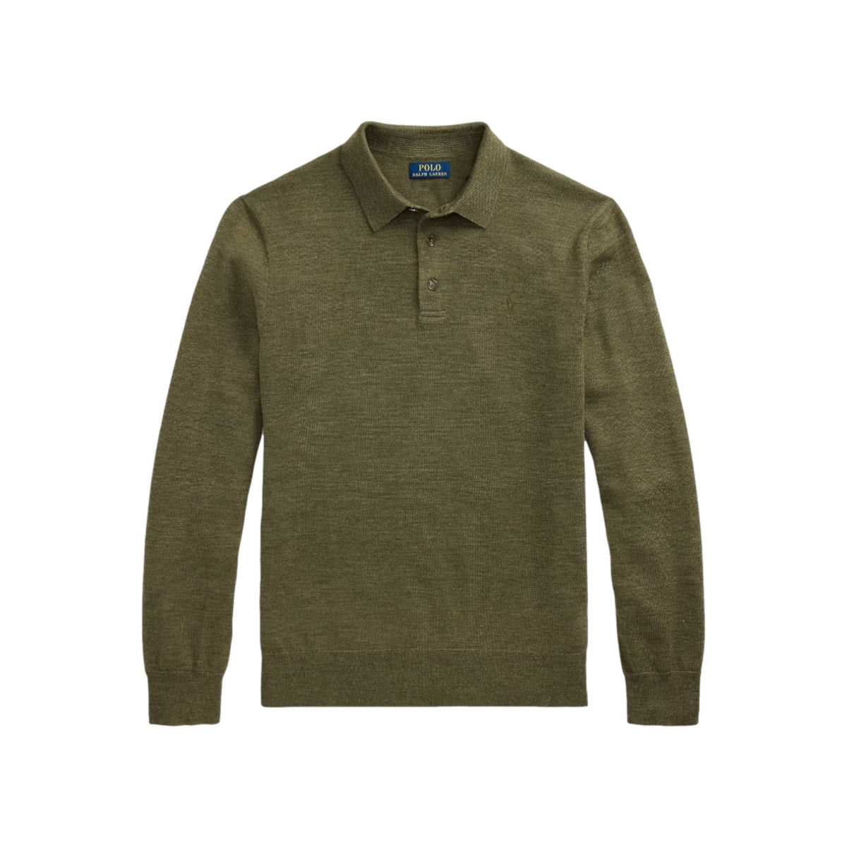 Polo Ralph Lauren Merino Wool Sweater 005 Cargo Olive Heather