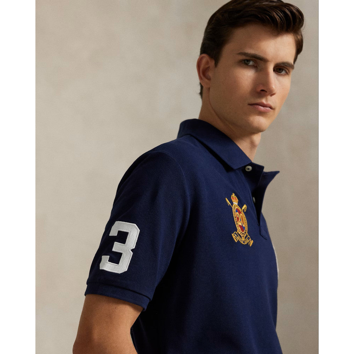 Polo Ralph Lauren Mesh Polo Shirt 002 Newport Navy