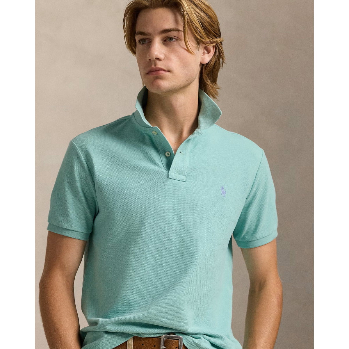 Polo Ralph Lauren Mesh Polo Shirt 422 Celadon