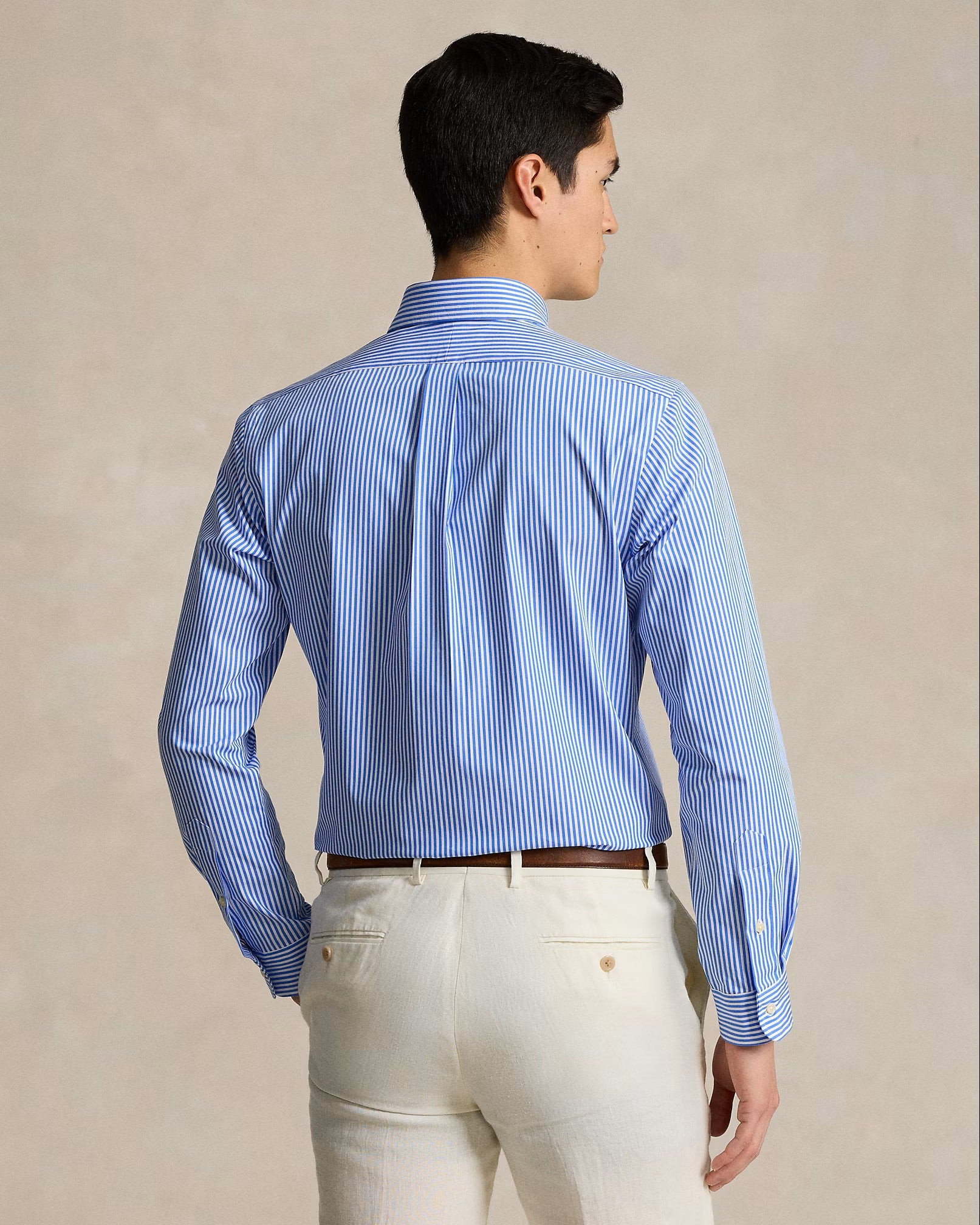 Polo Ralph Lauren Poplin Shirt 001 Light Blue/White