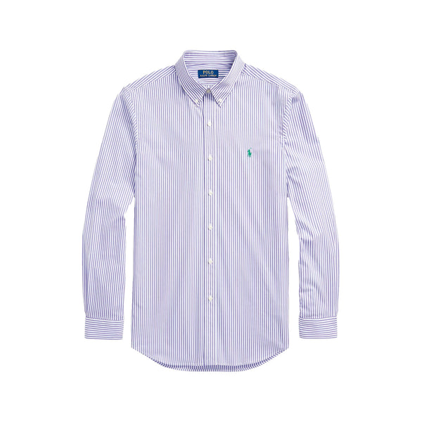 Polo Ralph Lauren Poplin Shirt 003 Lavender/White