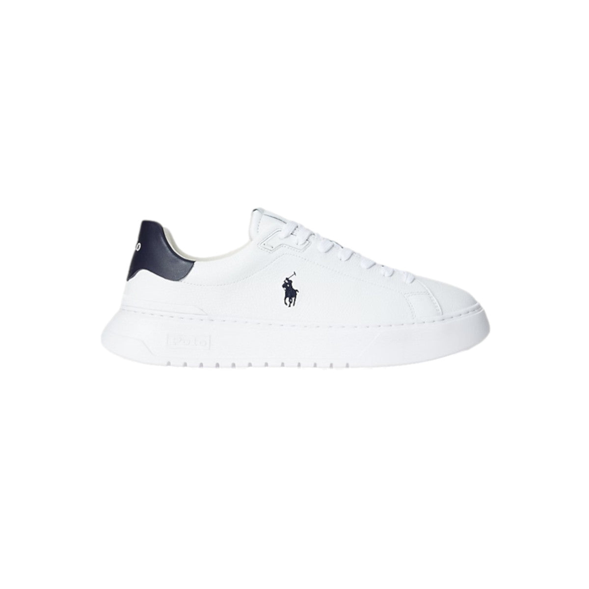 Polo Ralph Lauren Rlite Court Trainers 001 White/Navy