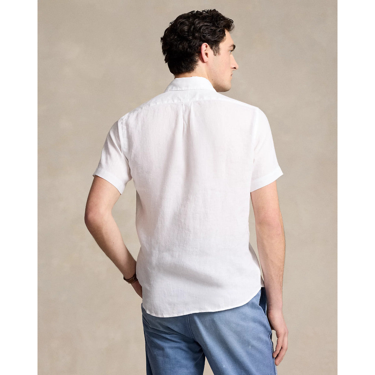 Polo Ralph Lauren SS Linen Shirt 008 White