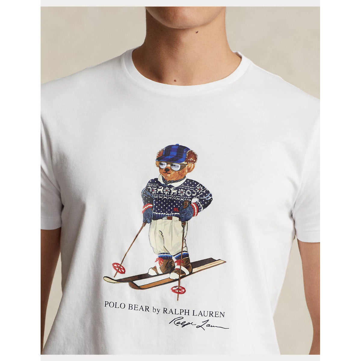 Polo Ralph Lauren Ski Bear SS T-Shirt 026 White
