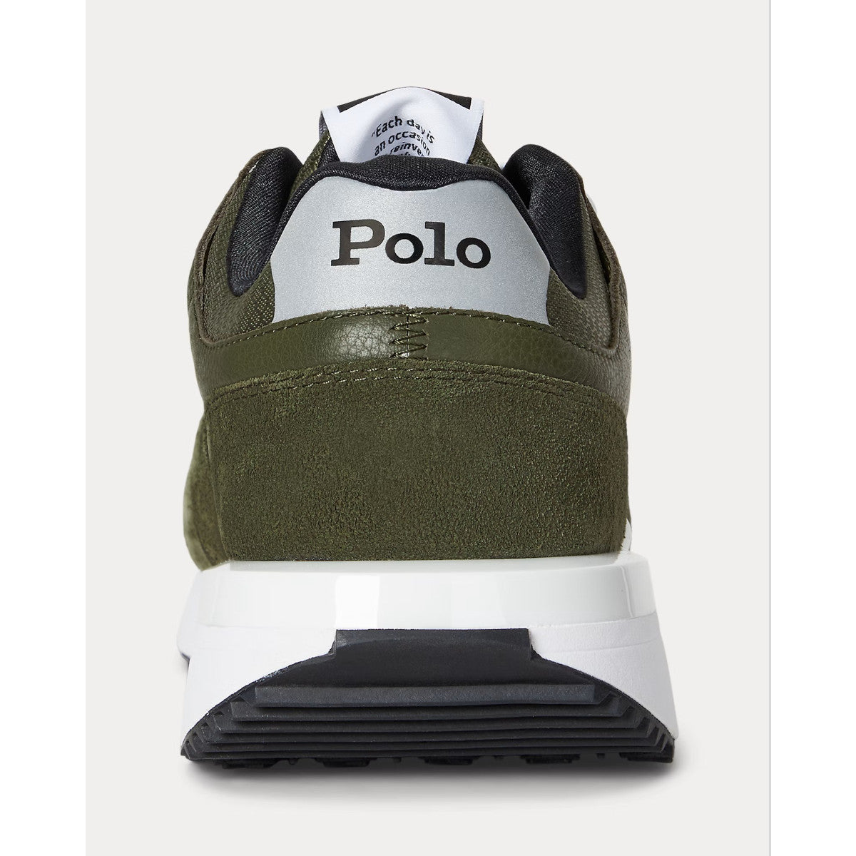 Polo Ralph Lauren TRN 89 PP V2 Suede Panelled Trainers 003 Olive
