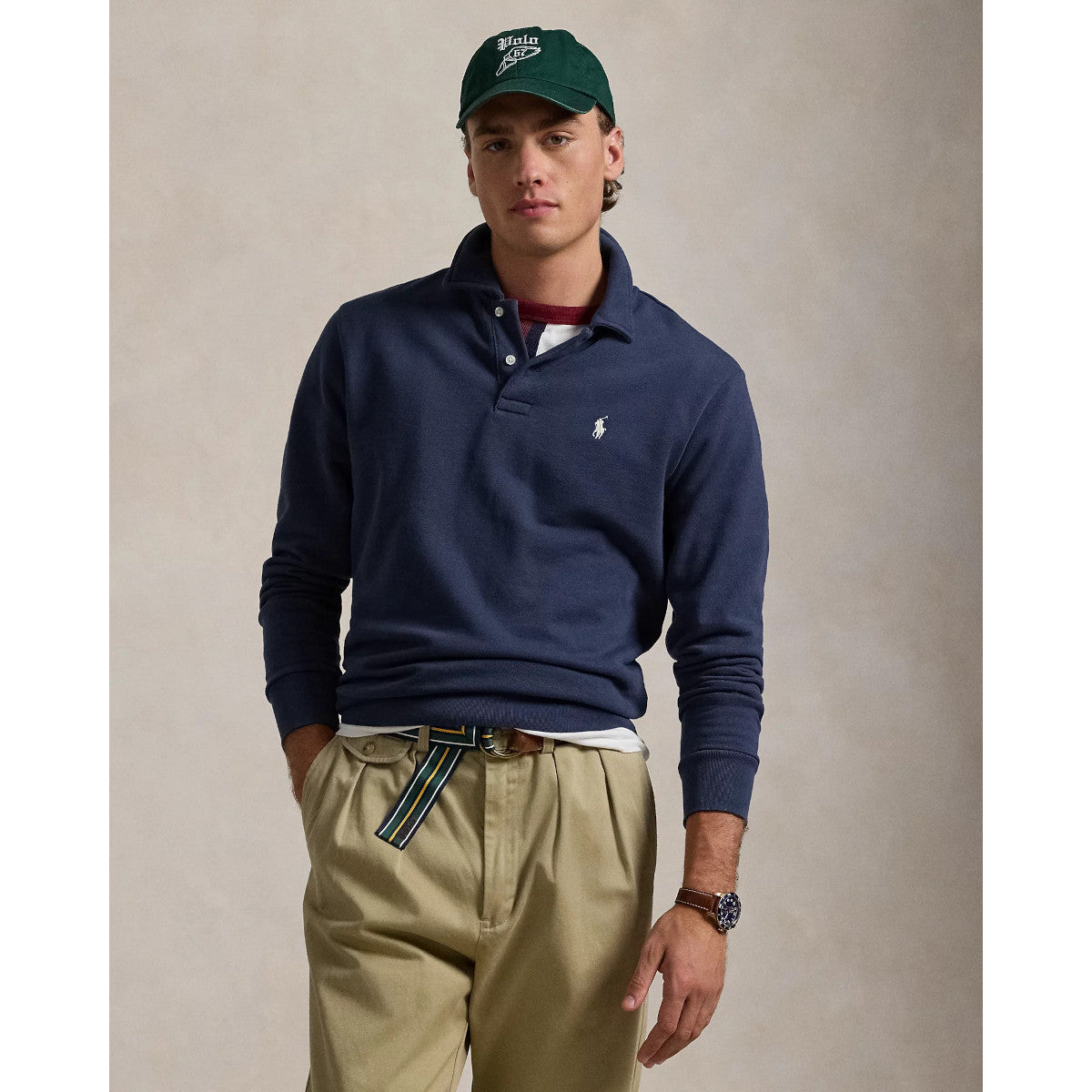 Polo Ralph Lauren Terry Sweatshirt 001 Cruise Navy