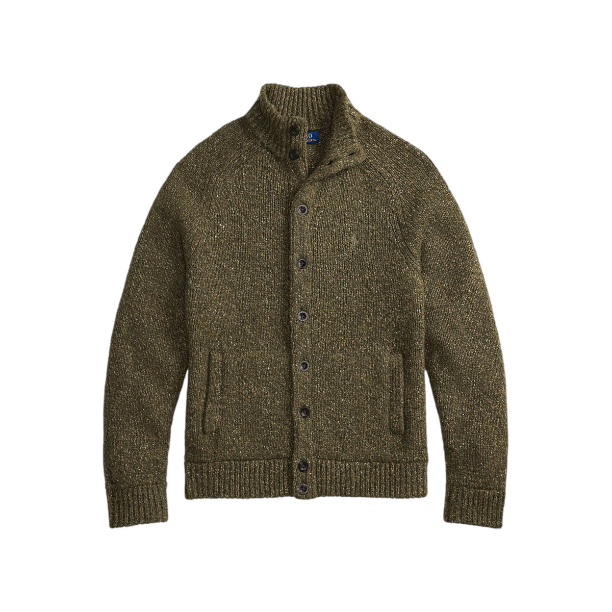 Polo Ralph Lauren Wool Blend Cardigan 001 Olive Marl