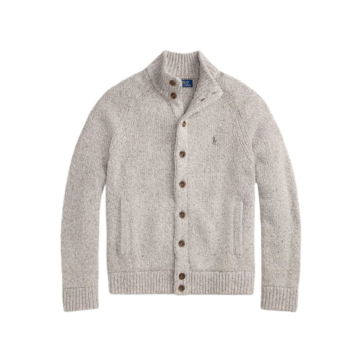Polo Ralph Lauren Wool Blend Cardigan 002 Grey Marl