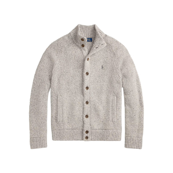 Polo Ralph Lauren Wool Blend Cardigan 002 Grey Marl