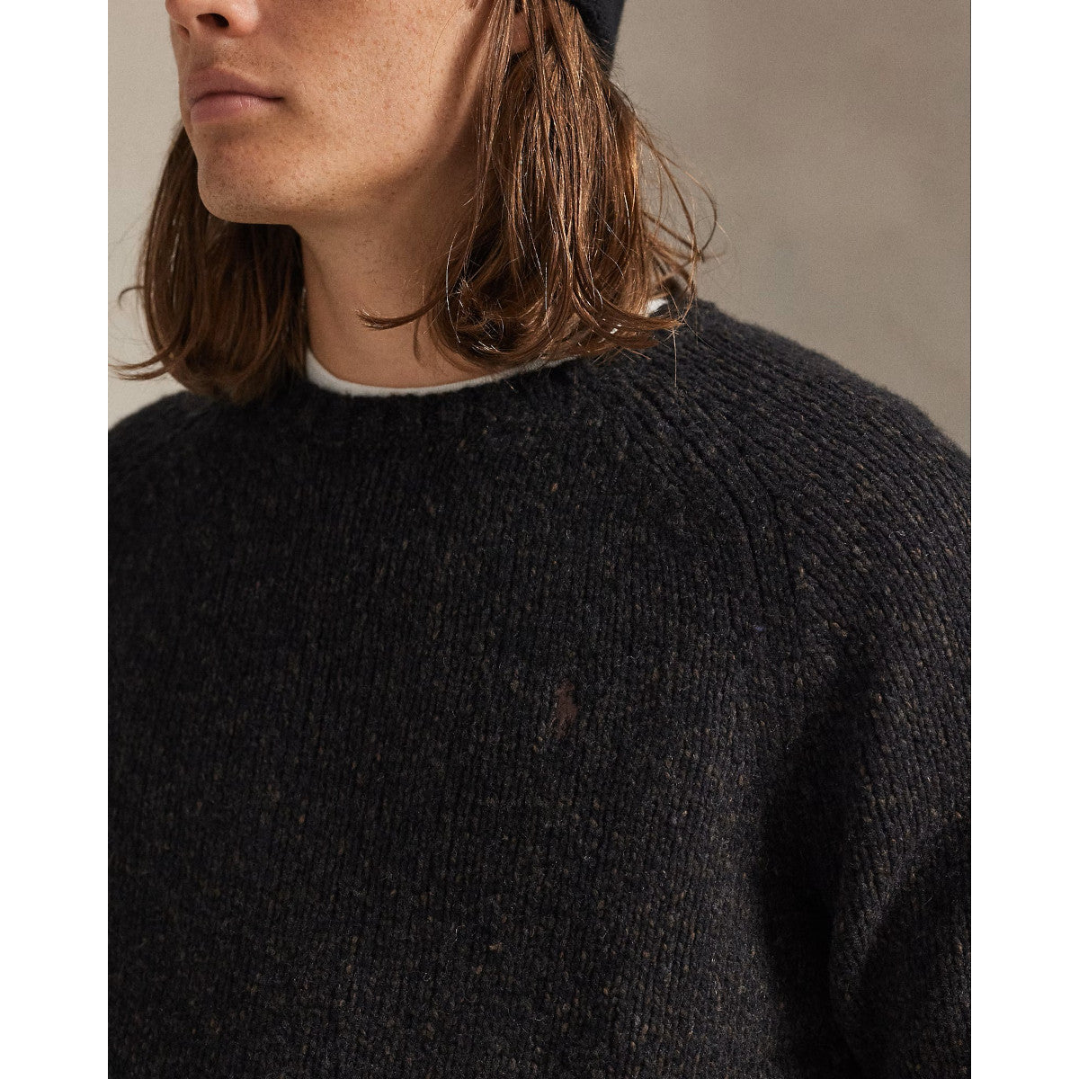 Polo Ralph Lauren Wool Blend Sweater 003 Charcoal Marl