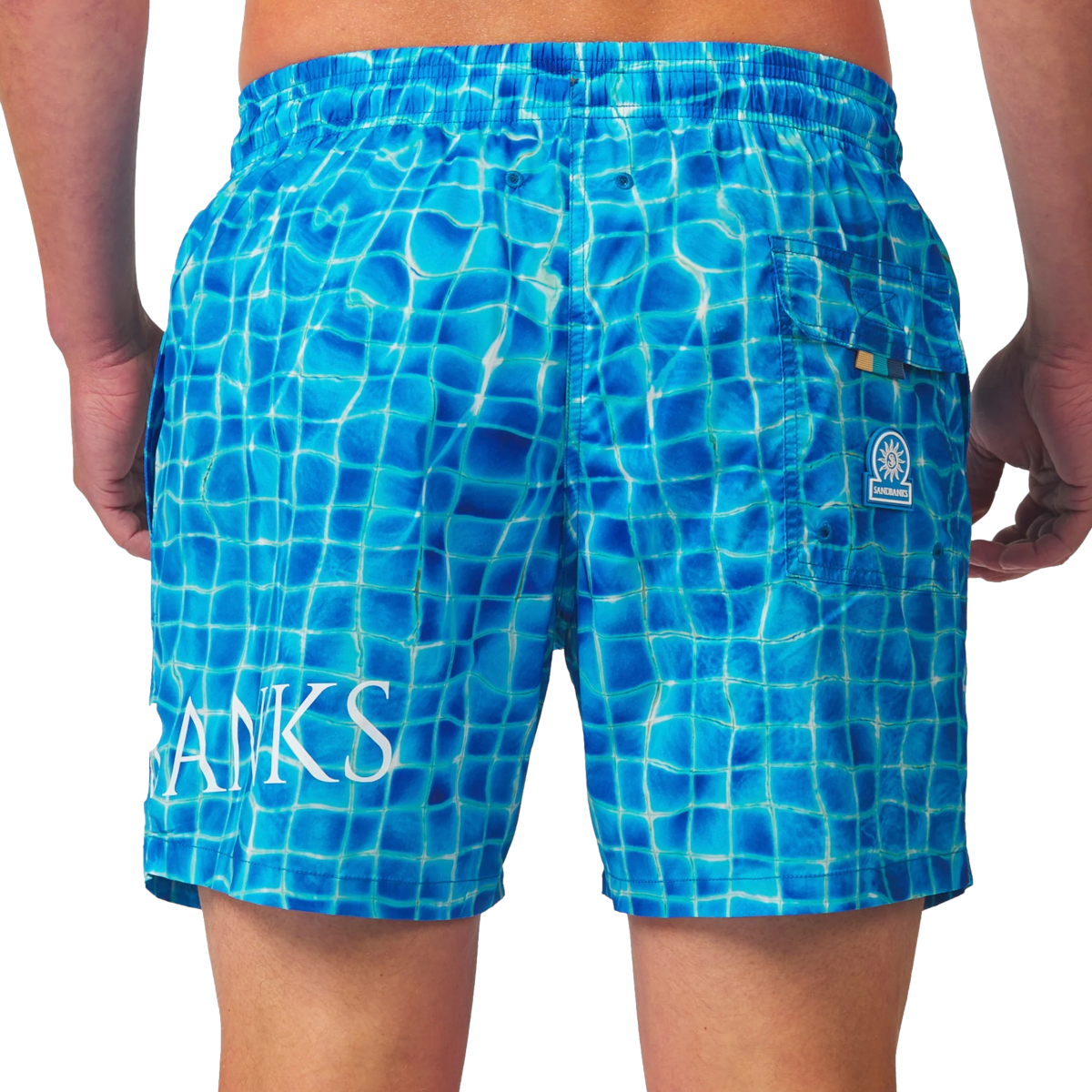 Sandbanks Mosaic Swimshorts Blue