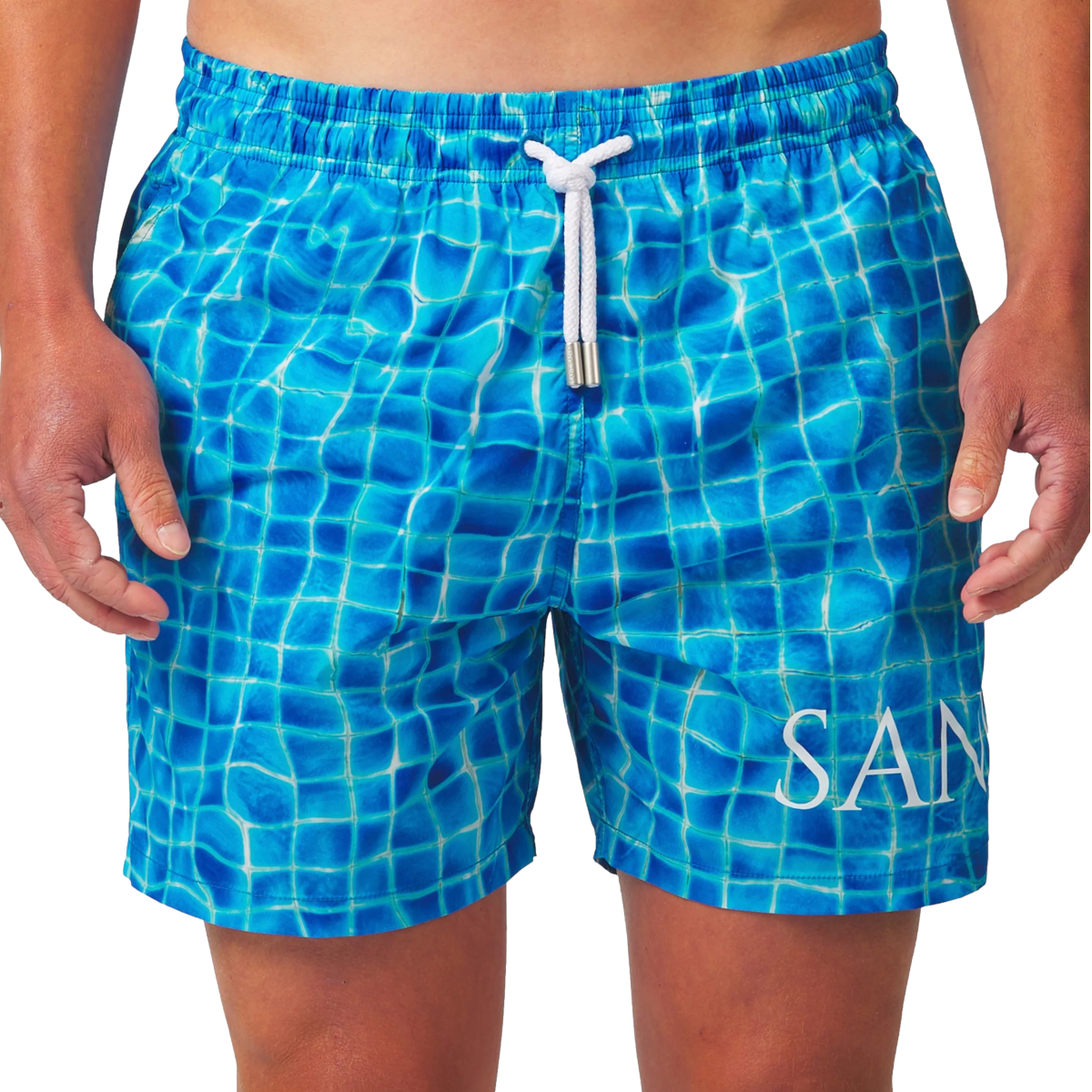 Sandbanks Mosaic Swimshorts Blue