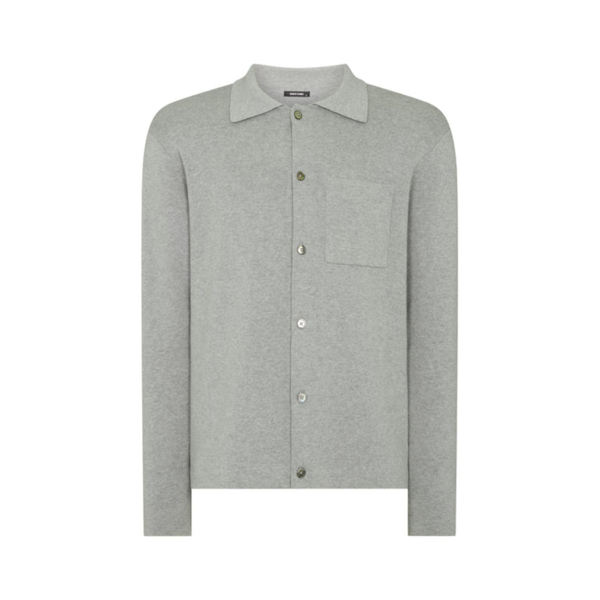 Remus Uomo Button Through Polo Cardigan 03 Grey