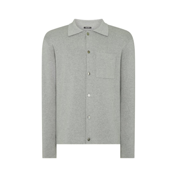 Remus Uomo Button Through Polo Cardigan 03 Grey