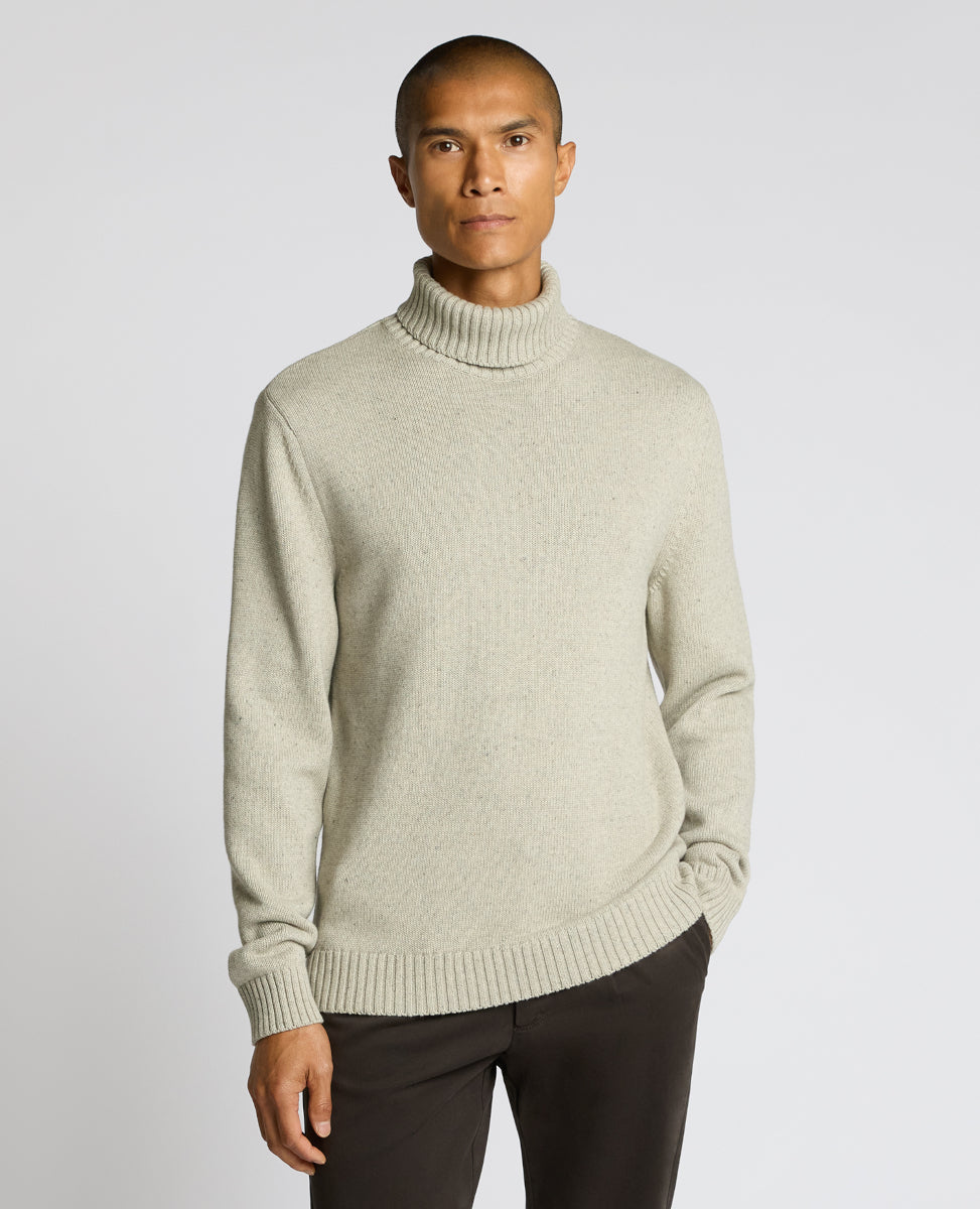Remus Uomo Chunky Roll Neck 02 Light Grey