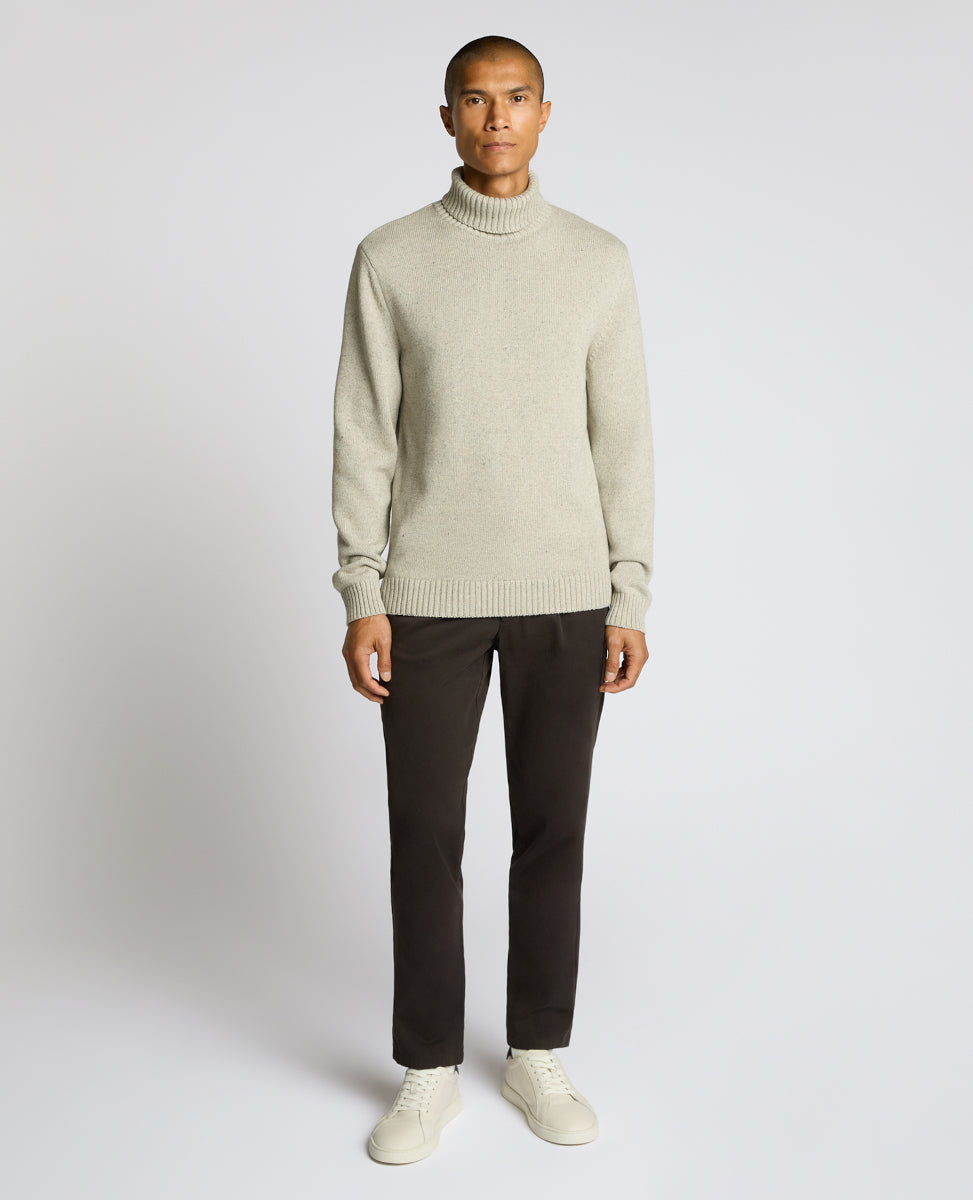 Remus Uomo Chunky Roll Neck 02 Light Grey