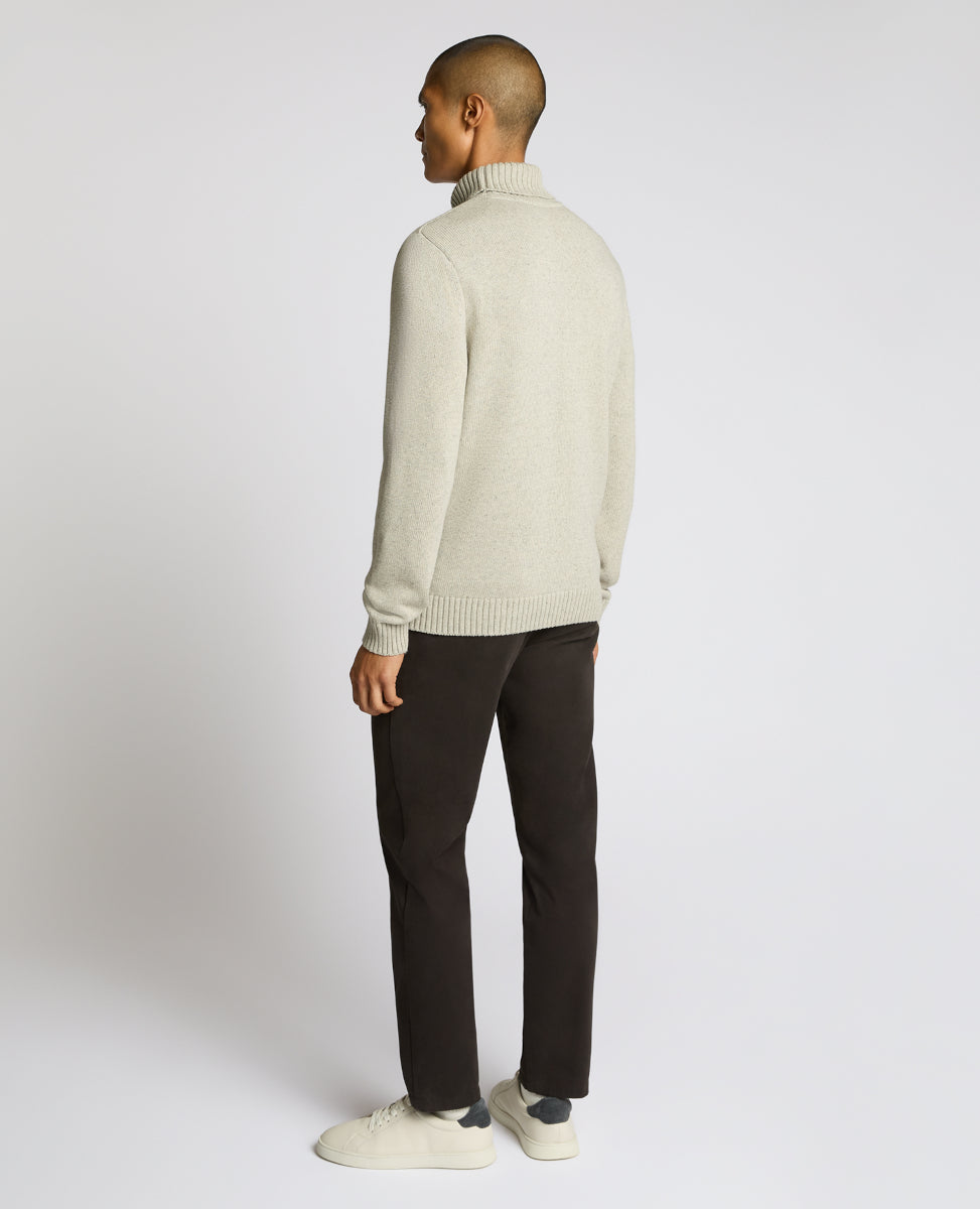 Remus Uomo Chunky Roll Neck 02 Light Grey