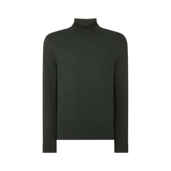 Remus Uomo Chunky Roll Neck 38 Green