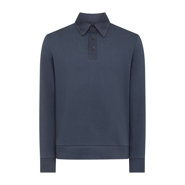 Remus Uomo Collared Sweatshirt 78 Navy