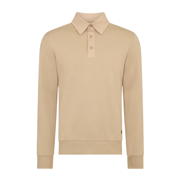 Remus Uomo Collared Sweatshirt 92 Beige