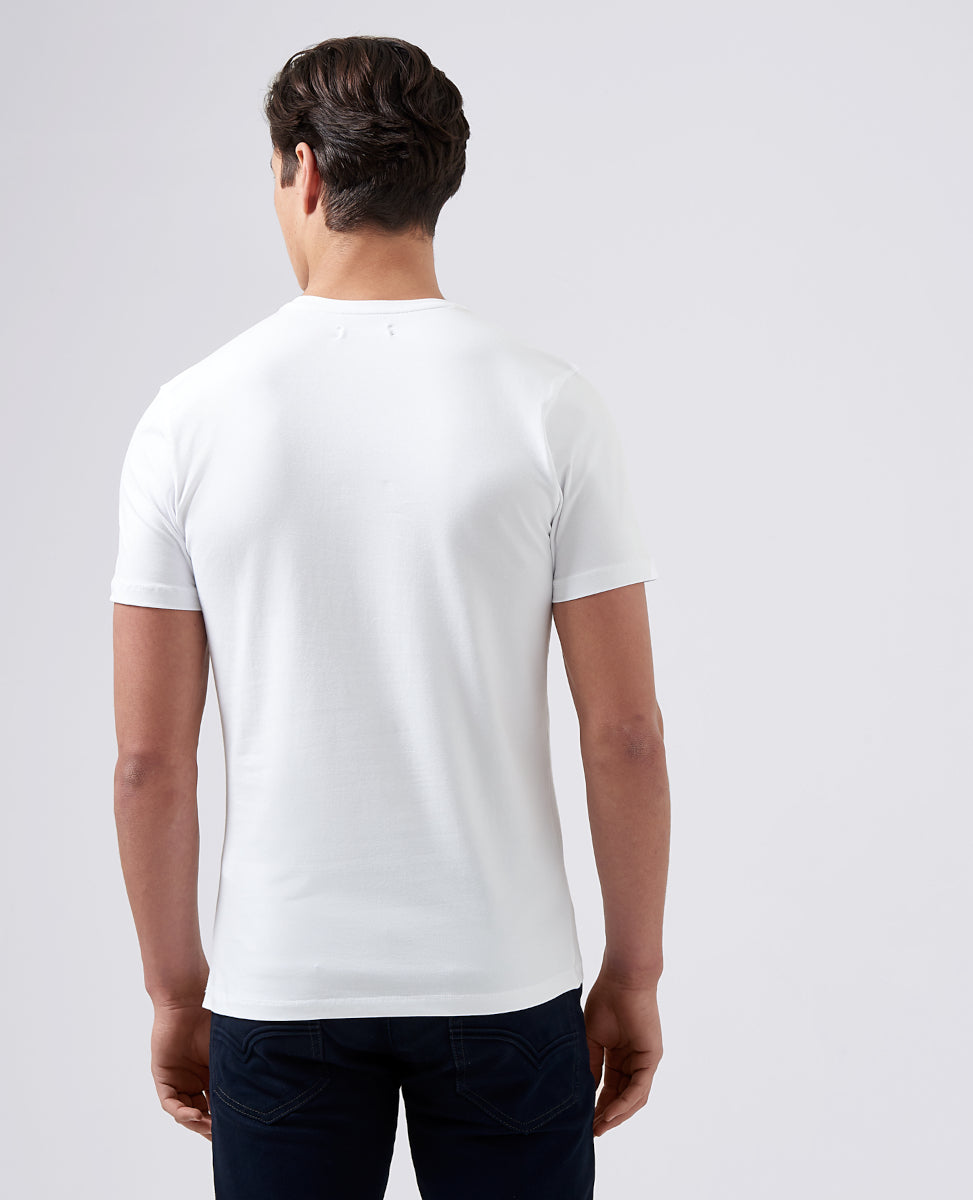 Remus Uomo Crew Neck T-shirt A1-25 01 White