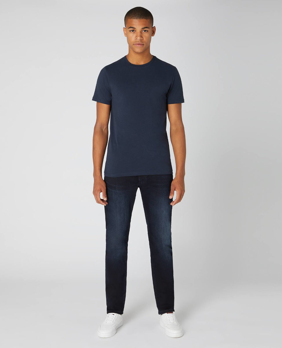 Remus Uomo Crew Neck T-shirt A1-25 78 Navy