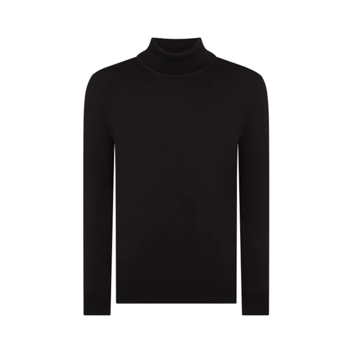 Remus Uomo Fine Gauge Roll Neck 00 Black