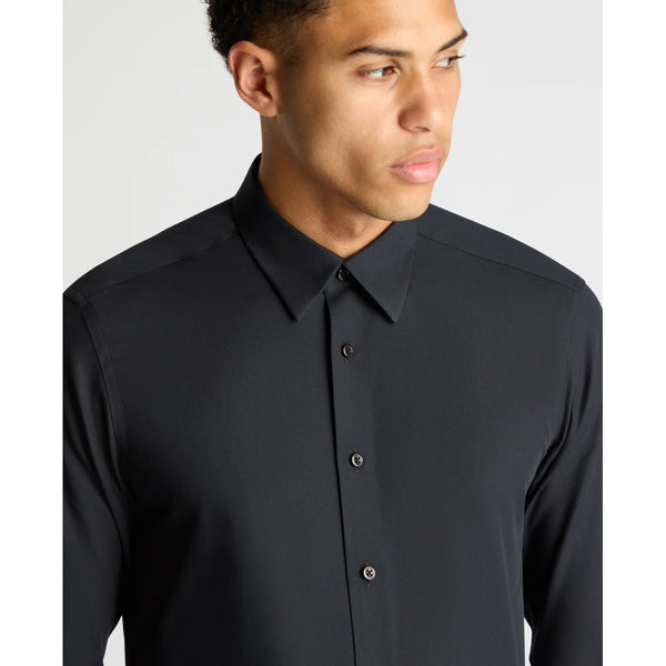 Remus Uomo Fine Twill Comfort Shirt 00 Black